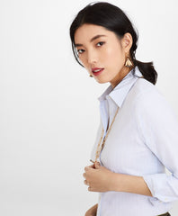 Classic-Fit Striped Cotton Dobby Luxury Shirt