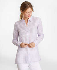 Gingham Irish Linen Tunic