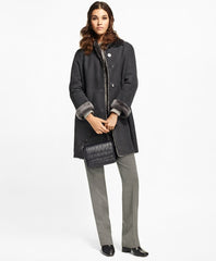 Shearling Cocoon Coat