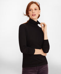 Merino Wool Turtleneck Sweater