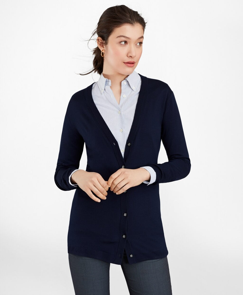 Merino Wool Long Cardigan