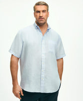 Big & Tall Sport Shirt Short-Sleeve Irish Linen