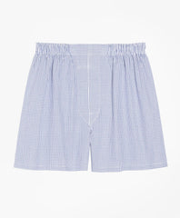 Cotton Broadcloth Small Check Boxers