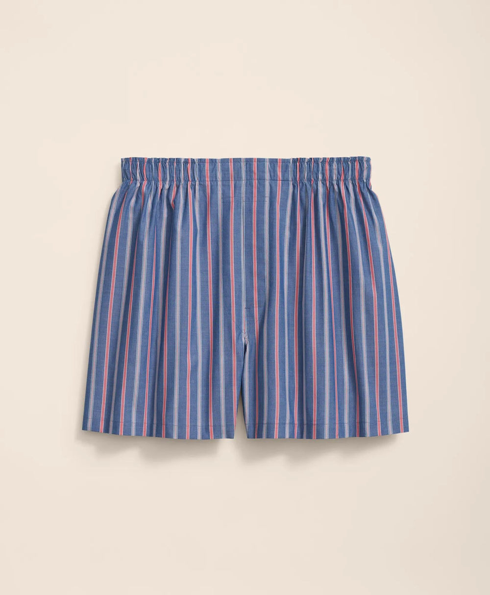 Cotton Broadcloth Striped Boxers
