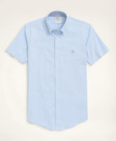 Stretch Non-Iron Oxford Button-Down Collar Short-Sleeve Sport Shirt