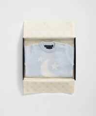 Cashmere Moon Motif Onesie