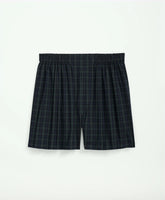 Cotton Poplin Black Watch Tartan Boxers