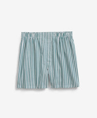 Cotton Broadcloth Butcher-Stripe Boxers