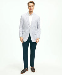 Classic Fit Stretch Cotton Seersucker Sport Coat