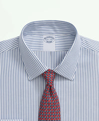 Stripe Dress Shirt Brooks Brothers Explorer Collection Non-Iron Twill Ainsley Collar
