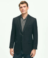 Slim Fit Stretch Wool Hopsack Blazer