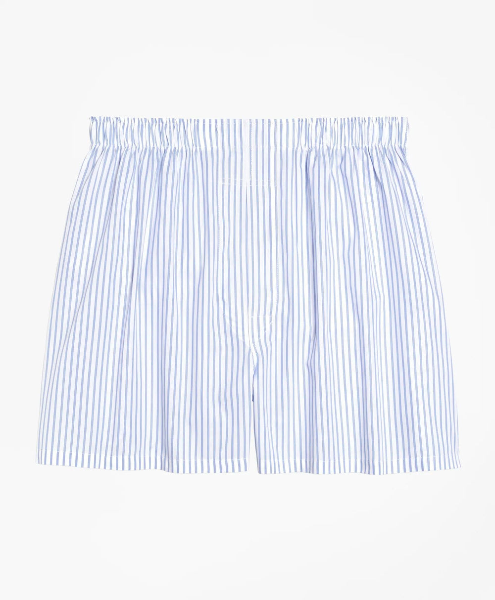 Cotton Broadcloth Ground Stripe Boxers