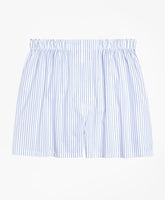 Cotton Broadcloth Ground Stripe Boxers
