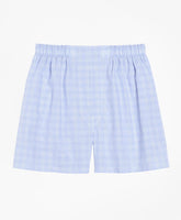 Cotton Broadcloth Glen Plaid Boxers