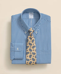 Candy Stripe Dress Shirt Pure Supima® Cotton Regular-Finish Polo Button Down Collar