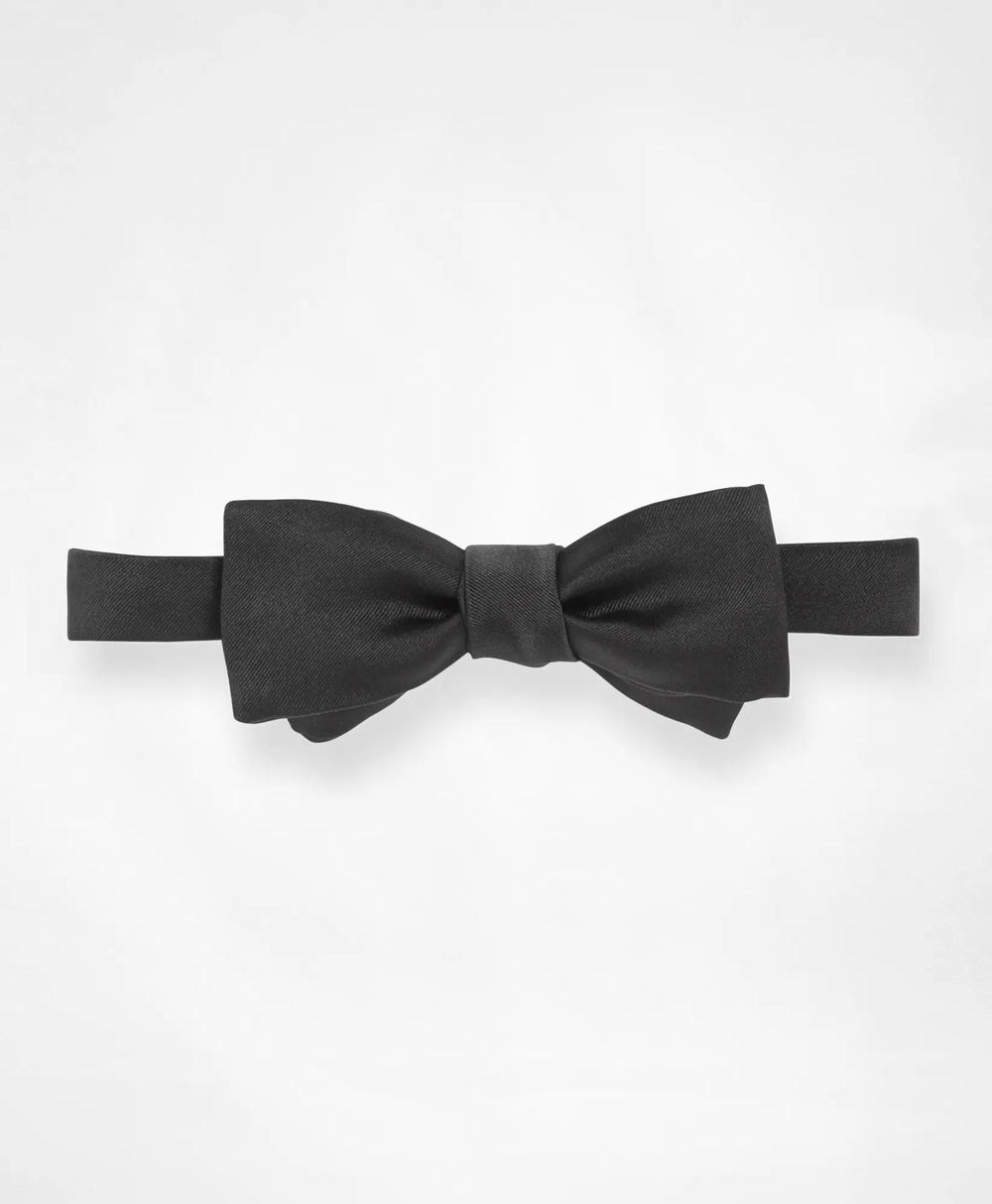 Formal Square End Satin Bow Tie
