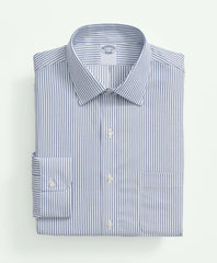 Stripe Dress Shirt Brooks Brothers Explorer Collection Non-Iron Twill Ainsley Collar