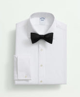Supima® Cotton Poplin English Collar Pique Bib Tuxedo Shirt
