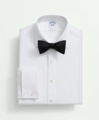 Supima® Cotton Poplin English Collar Pique Bib Tuxedo Shirt