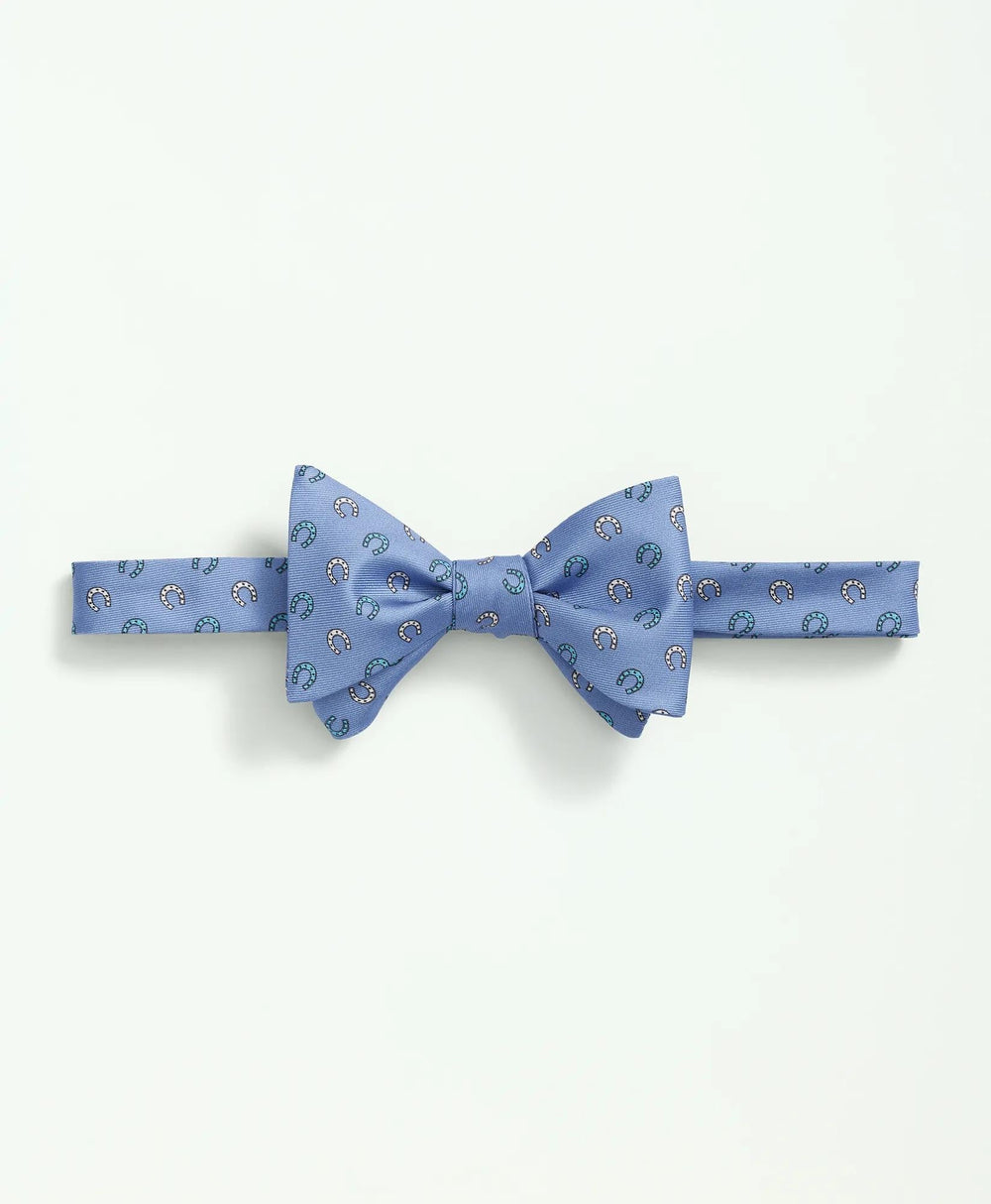 Silk Horseshoe Bow Tie