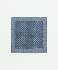 Batik Foulard Cotton-Linen Pocket Square