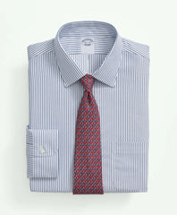 Stripe Dress Shirt Brooks Brothers Explorer Collection Non-Iron Twill Ainsley Collar