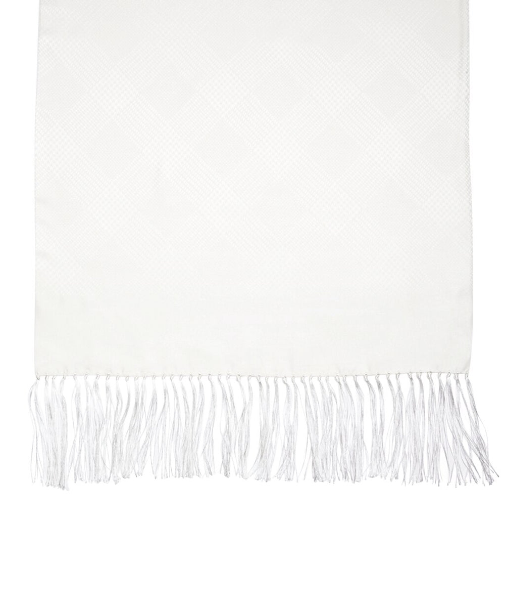 Houndstooth Jacquard Formal Scarf