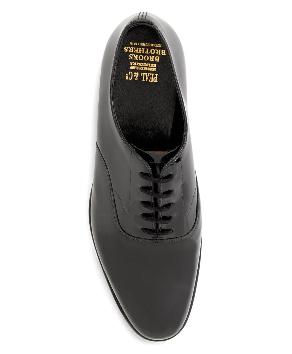 Black Patent Lace-Ups