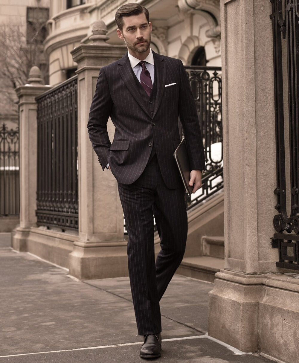 Regent Fitted Dress Shirt, Non-Iron Contrast Ainsley Collar French Cuff