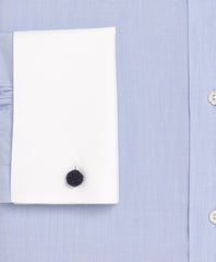 Regent Fitted Dress Shirt, Non-Iron Contrast Ainsley Collar French Cuff