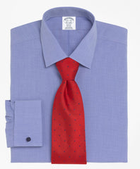 Regent Fitted Dress Shirt, Non-Iron Spread Collar French Cuff