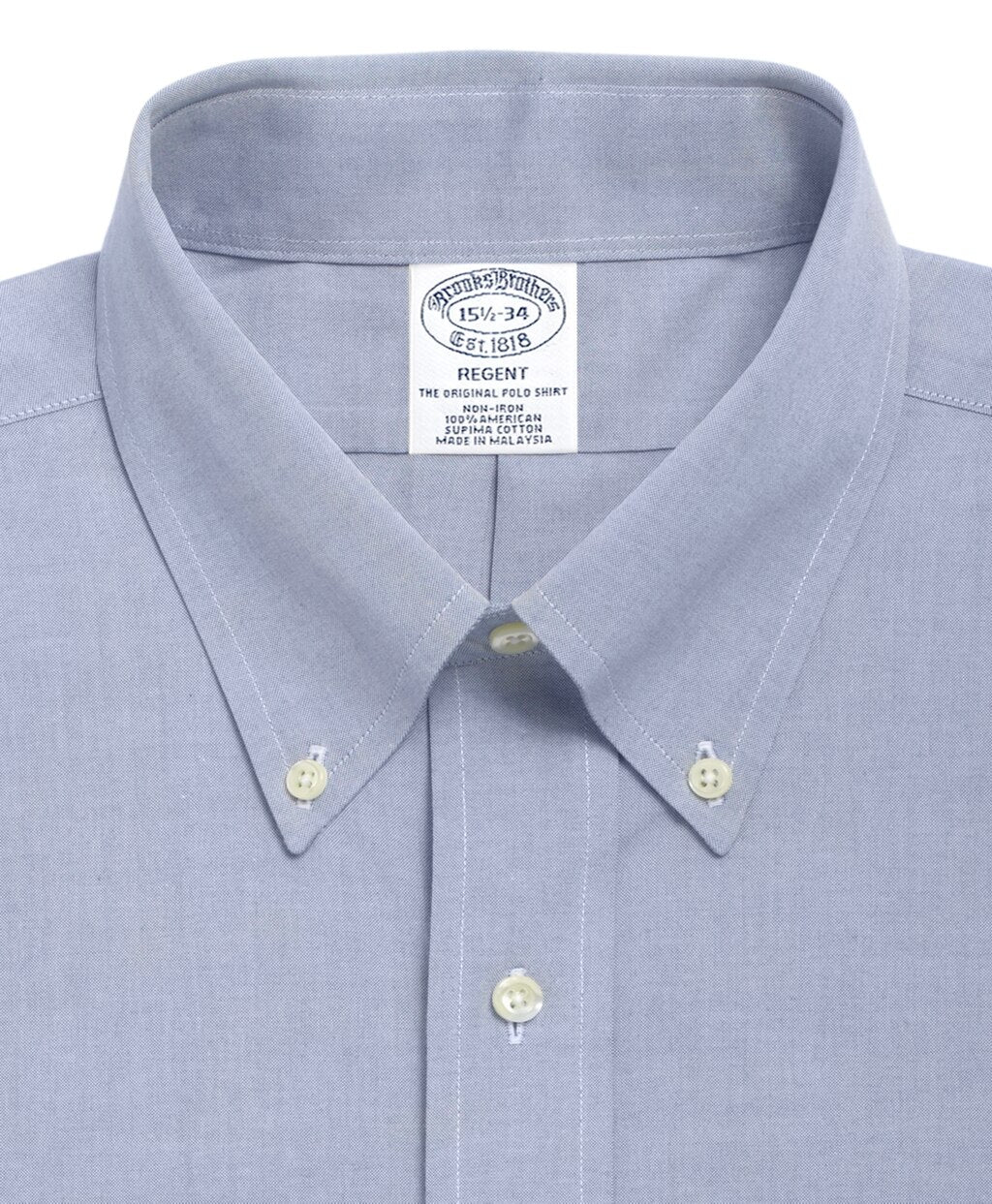 Regent Fitted Dress Shirt, Non-Iron Button-Down Collar