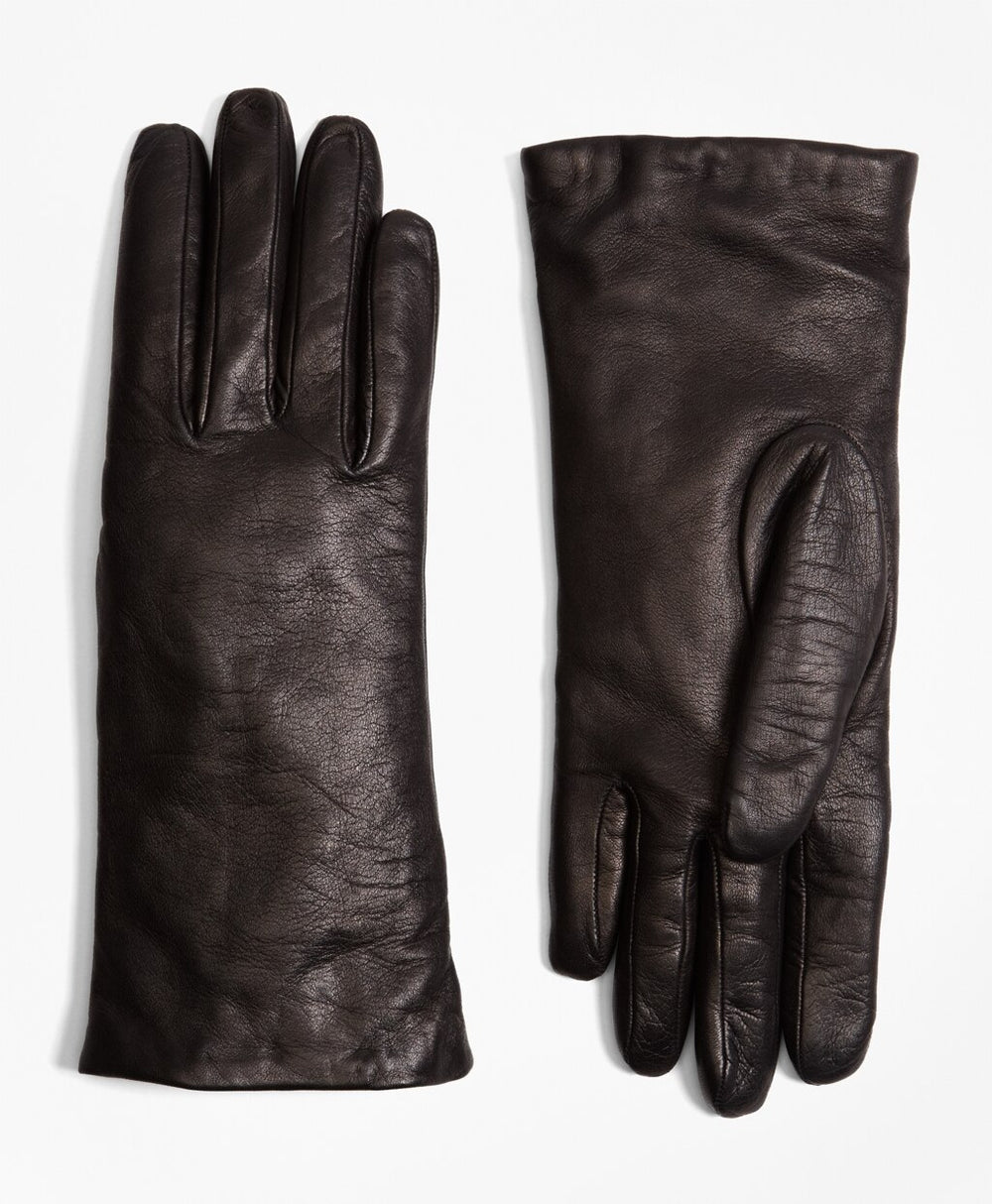 Cashmere Lined Leather Gloves
