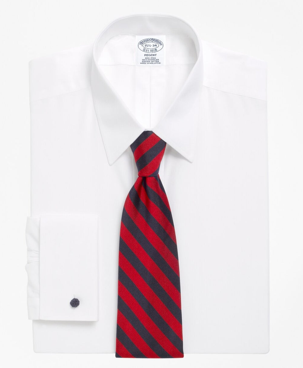 Regent Fitted Dress Shirt, Non-Iron Point Collar French Cuff