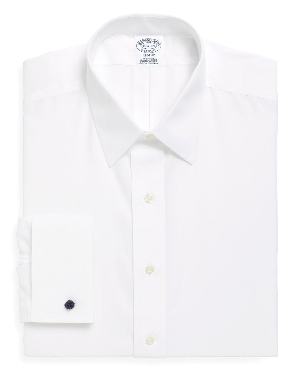 Regent Fitted Dress Shirt, Non-Iron Point Collar French Cuff
