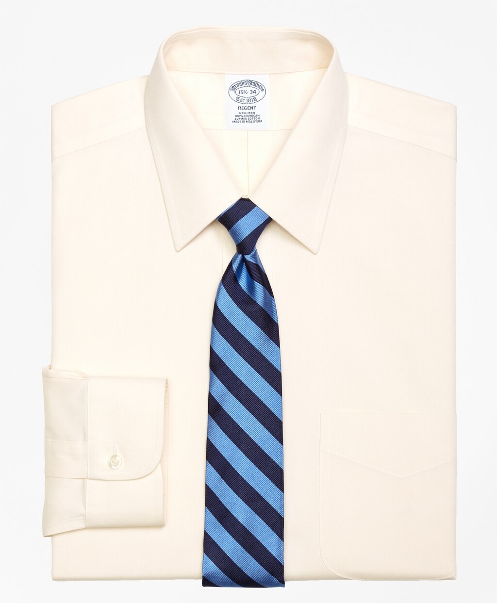 Regent Fitted Dress Shirt, Non-Iron Point Collar