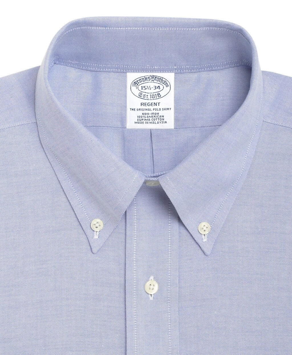 BrooksCool® Regent Fitted Dress Shirt, Non-Iron Button-Down Collar