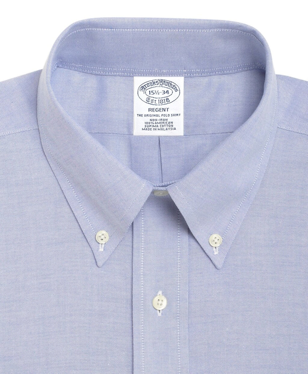 BrooksCool® Regent Fitted Dress Shirt, Non-Iron Button-Down Collar