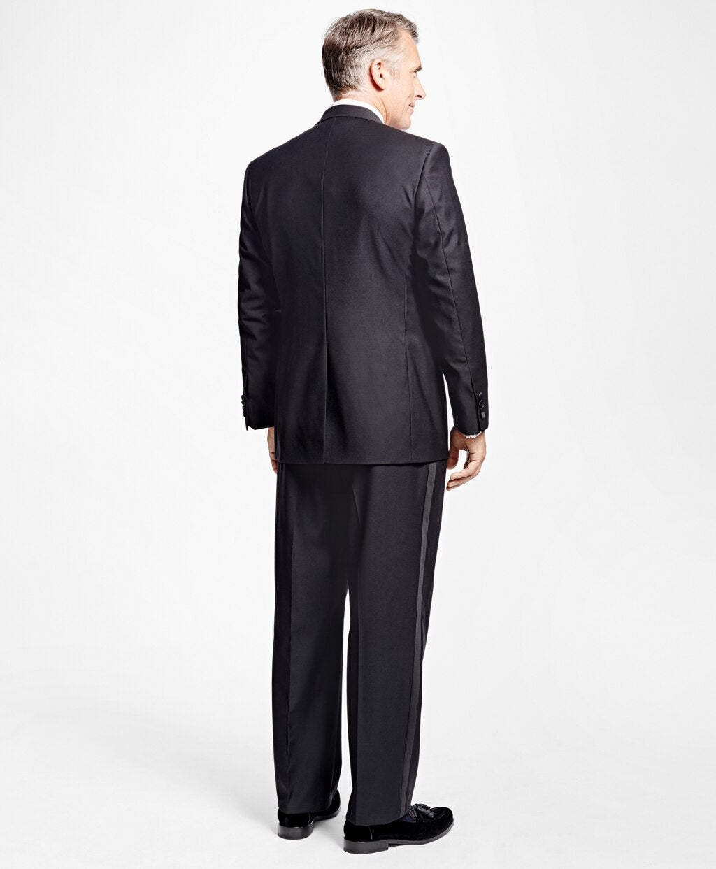 One-Button Peak Lapel Tuxedo Jacket
