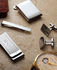 Sterling Engravable Plaque Buckle