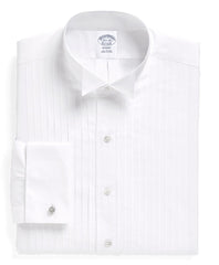 Regent Fit Ten-Pleat Wing Collar Tuxedo Shirt