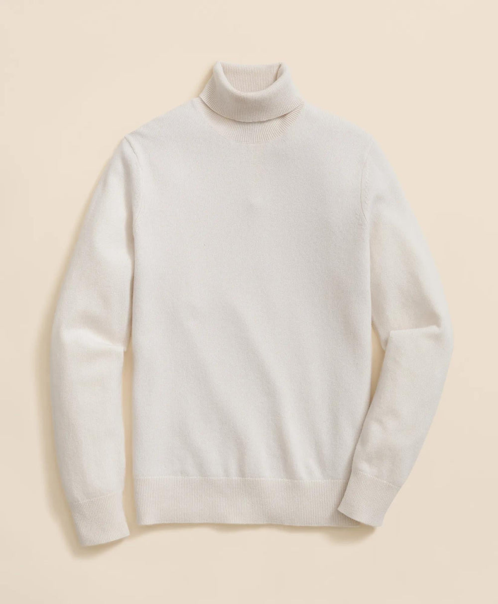 3-Ply Cashmere Turtleneck Sweater