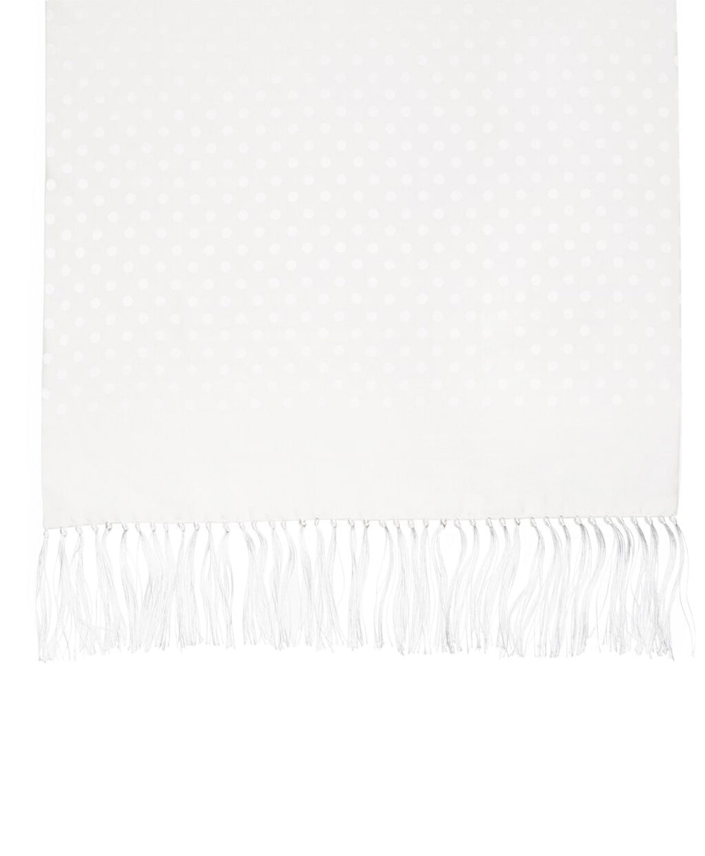 Polka Dot Jacquard Formal Scarf