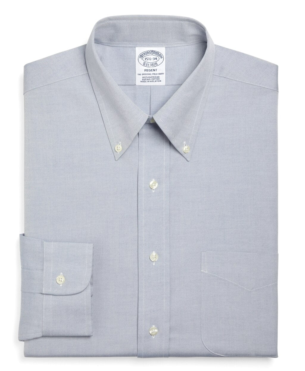 Regent Fitted Dress Shirt, Button-Down Collar