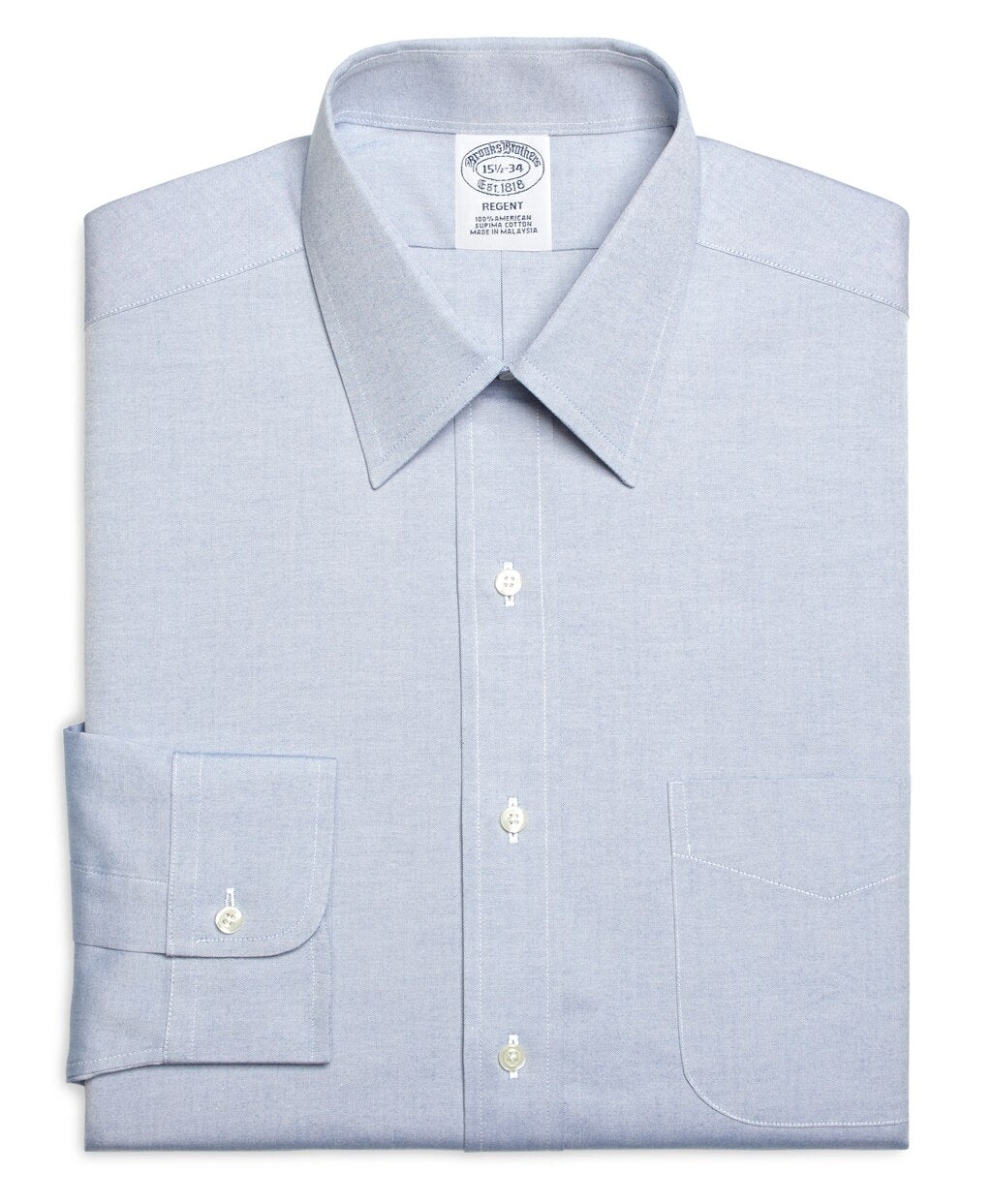 Regent Fitted Dress Shirt, Forward Point Collar