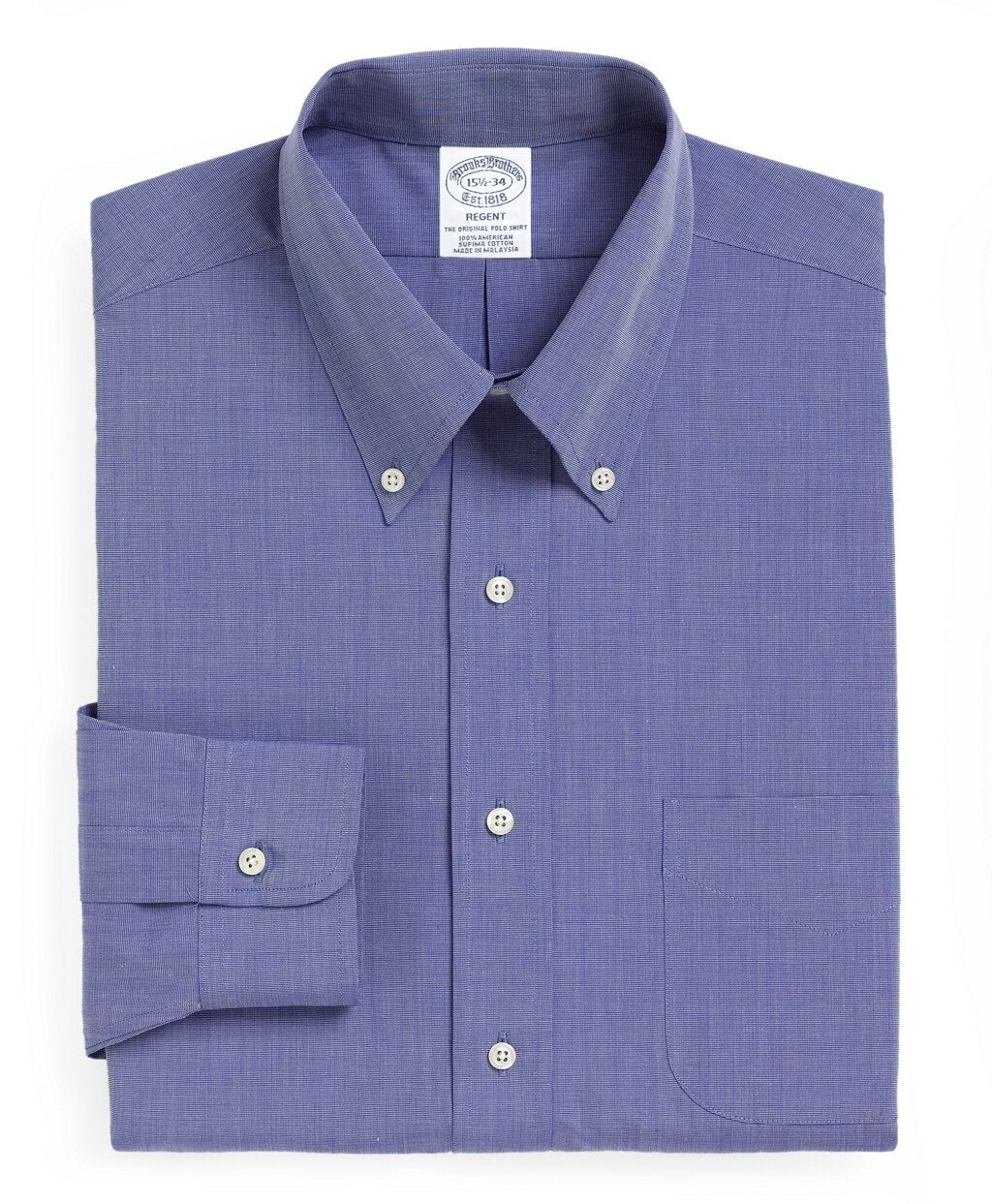 Regent Fitted Dress Shirt, Button-Down Collar