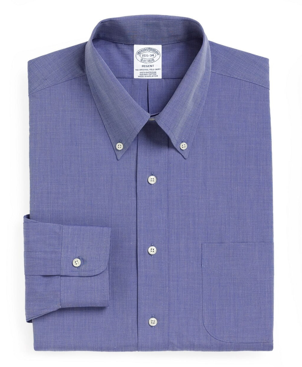 Regent Fitted Dress Shirt, Button-Down Collar