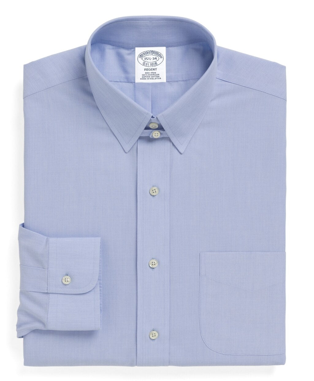 Regent Fitted Dress Shirt, Non-Iron Tab Collar
