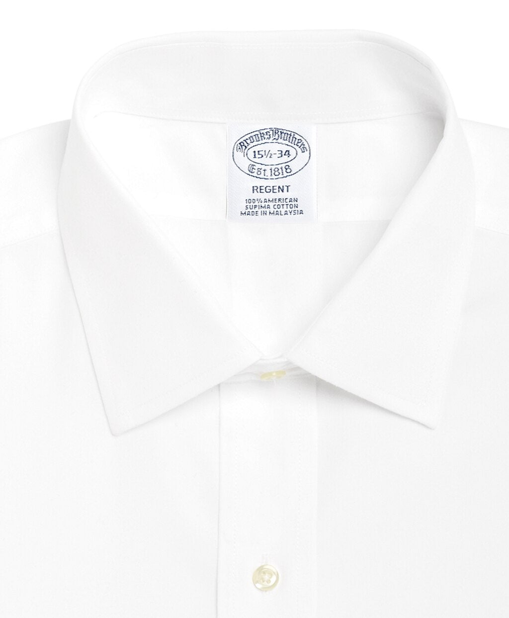 Regent Fitted Dress Shirt, Spread Collar
