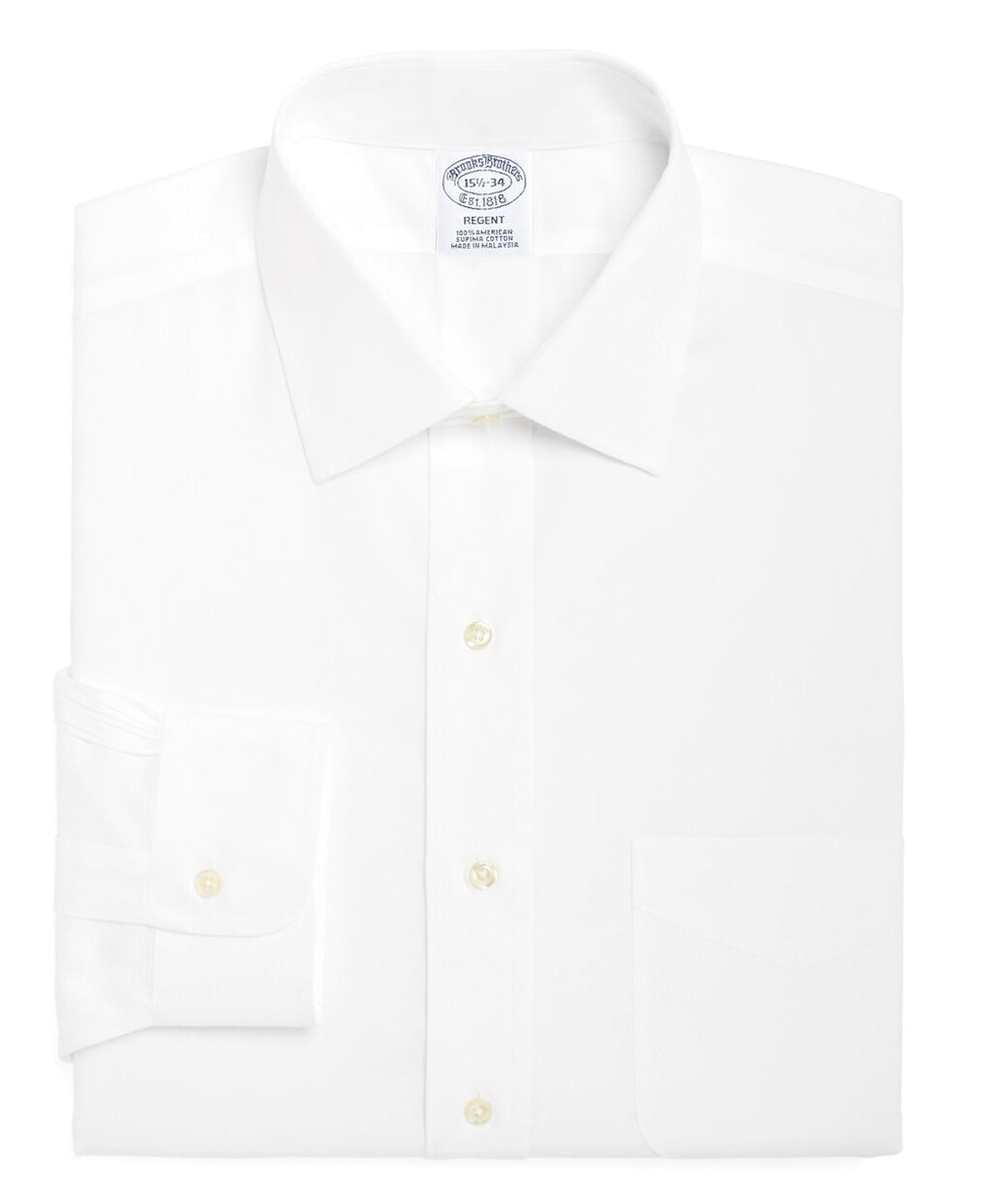 Regent Fitted Dress Shirt, Spread Collar